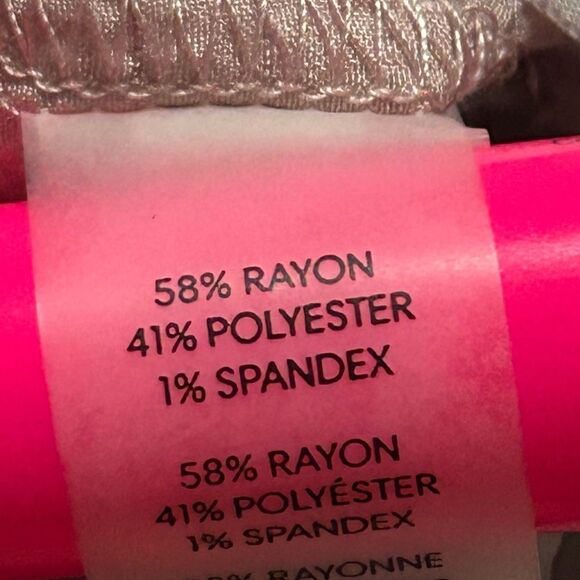 CALVIN KLEIN NWT Dusty Rose Textured Gauze Sleeveless Mock-Wrap Jumpsuit 6 - Picture 10 of 12